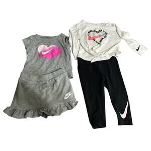 Nike Toddler Girls Leggings Bundle Size 12 Months
